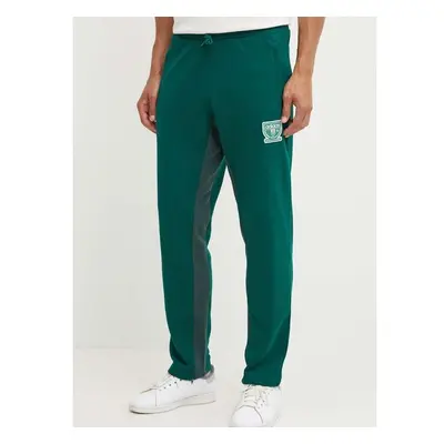 Tepláky adidas Originals zelená barva, s aplikací, IX9632 95178232