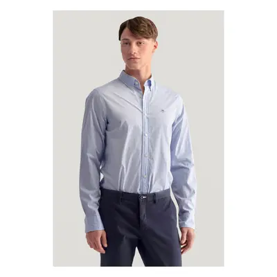 KOŠILE GANT SLIM POPLIN SHIRT LIGHT BLUE 84605983