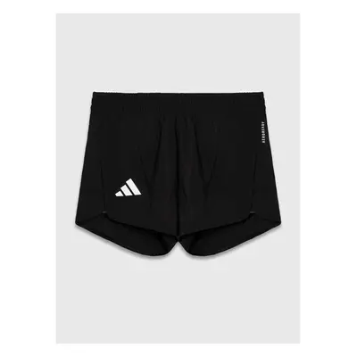 Dětské kraťasy adidas černá barva, s potiskem, nastavitelný pas 94998694