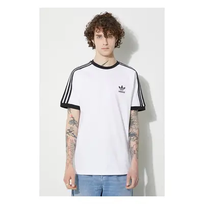 Bavlněné tričko adidas Originals Adicolor Classics 3-Stripes Tee bílá 84010241