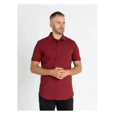 TallGuys Pánská prodloužená polokošile | Burgundy 84979209