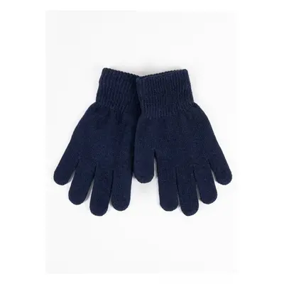 Yoclub Kidss Childrens Basic Gloves RED-MAG4U-0050-002 Navy Blue 75753011