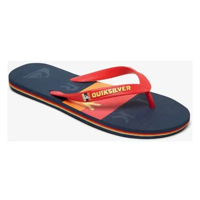 ŽABKY QUIKSILVER MOLOKAI WORD BLOCK - červená - 52568728