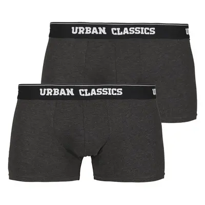 Urban Classics Men Boxer Shorts Double Pack black/charcoal 60769293