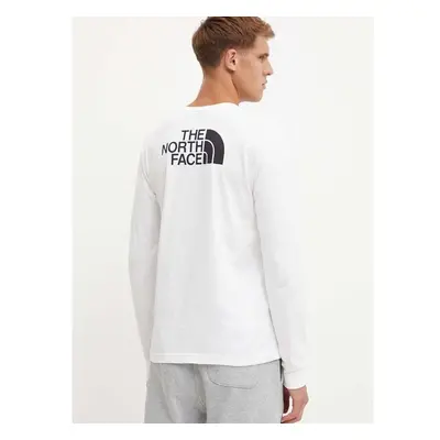 Tričko s dlouhým rukávem The North Face L/S Easy Tee bílá barva, s 95223870