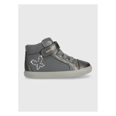 Dětské sneakers boty Geox šedá barva 83888675