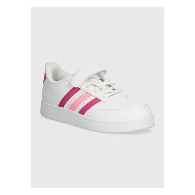 Dětské sneakers boty adidas BREAKNET 2.0 EL C bílá barva, IE3791 94601124