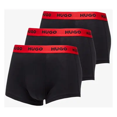 Boxerky Hugo Boss Trunk 3 Pack Black/ Red S 80354247