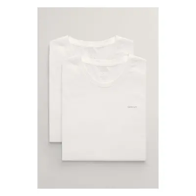 SPODNÍ PRÁDLO GANT C-NECK T-SHIRT 2-PACK WHITE 84515389