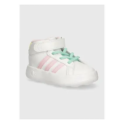 Dětské sneakers boty adidas GRAND COURT MID bílá barva, IE8704 94514805