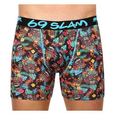 Pánské boxerky 69SLAM fit hawaiian tiki (MBYHWT-PO) 76390379