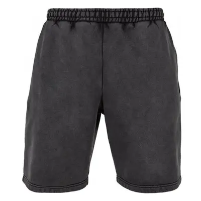 URBAN CLASSICS Heavy Sand Washed Sweat Shorts - black 95375051