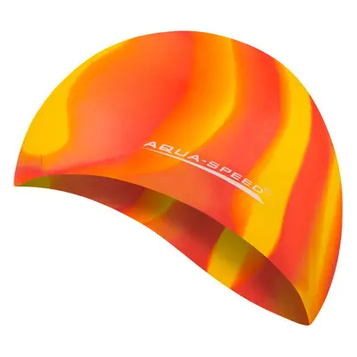 AQUA SPEED Unisexs Swimming Cap Bunt Pattern 59 84462529