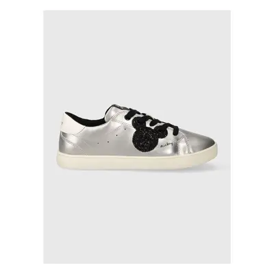 Dětské sneakers boty Geox x Disney stříbrná barva 85107733