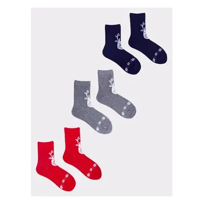 Yoclub Kidss Christmas Socks 3-Pack SKA-X048U-AA00 87880773