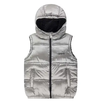 Dětská oboustranná vesta Levis REVERSIBLE VEST bílá barva, 3EL266 95601372