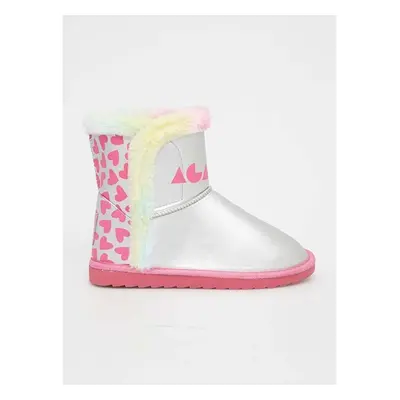 Dětské sněhule Agatha Ruiz de la Prada stříbrná barva 86137658