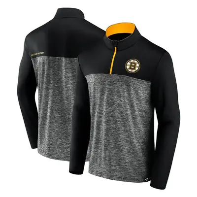 Pánská mMikina Fanatics Mens Iconic Defender 1/4 Zip Boston Bruins 91953421