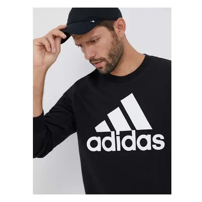 Mikina adidas pánská, černá barva, vzorovaná 82684510