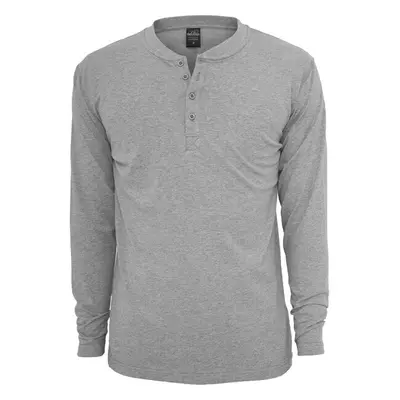 URBAN CLASSICS Basic Henley L/S Tee - grey 84155715