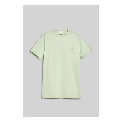 TRIČKO GANT SLIM TONAL SHIELD PIQUE SS TSHIRT MILKY MATCHA 92130902