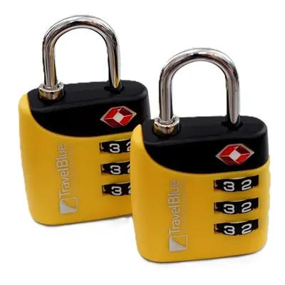 Travel Blue 2x Combi TSA Lock Yellow 93027444