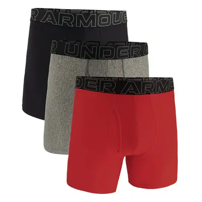 Boxerky Under Armour M Perf Tech 6in 3-Pack Red XS 95319282