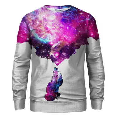 Bittersweet Paris Unisexs Galactic Wolf Sweater S-Pc Bsp026 61362777