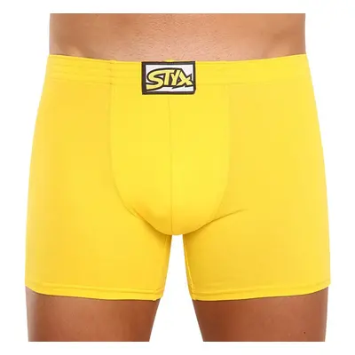 Pánské boxerky Styx long klasická guma žluté (F1068) 74013948