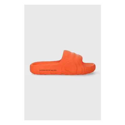 Pantofle adidas Originals Adilette 22 pánské, oranžová barva 89573668