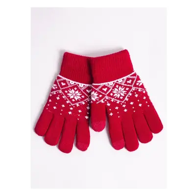 Yoclub Kidss Girls Five-Finger Touchscreen Gloves -0019G-AA5C-003 86411089