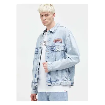 Džínová bunda Tommy Jeans pánská, přechodná, oversize 86604813