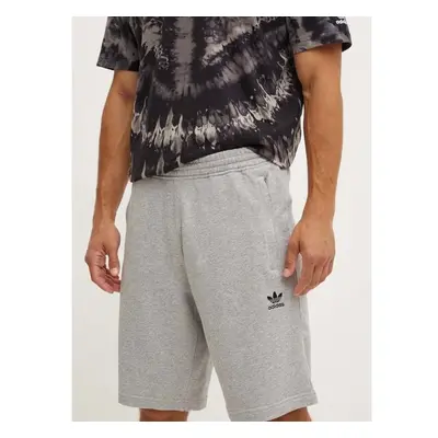 Bavlněné šortky adidas Originals Essential šedá barva, melanžové, 95942529