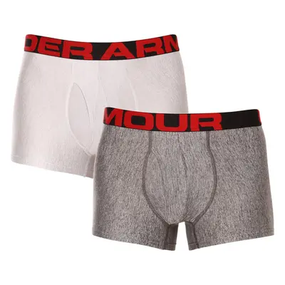 2PACK pánské boxerky Under Armour šedé (1363618 011) 55196198