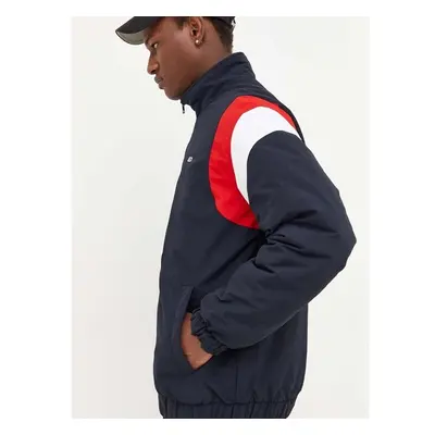 Bunda Tommy Jeans pánská, tmavomodrá barva, přechodná 83307860