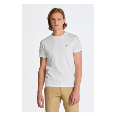 TRIČKO GANT SLIM SHIELD SS T-SHIRT WHITE 84605852