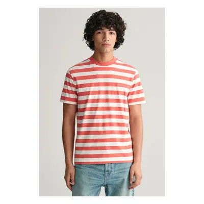 TRIČKO GANT STRIPE SS T-SHIRT SUNSET PINK 91537720