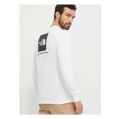 Bavlněné tričko s dlouhým rukávem The North Face M L/S Redbox Tee 94365022