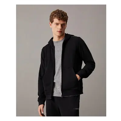 Calvin Klein PW - FULL ZIP HOODIE BLACK 95987730