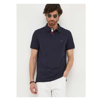 Bavlněné polo tričko Tommy Hilfiger tmavomodrá barva 82444995