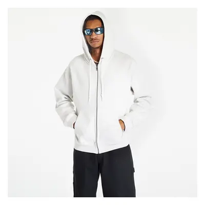 Mikina Nike Solo Swoosh Full-Zip Hoodie Birch Heather/ White M 85976247