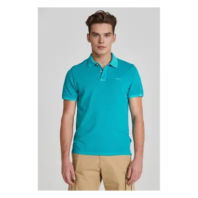 POLOKOŠILE GANT SUNFADED PIQUE SS RUGGER OCEAN TURQUOSIE 89451195