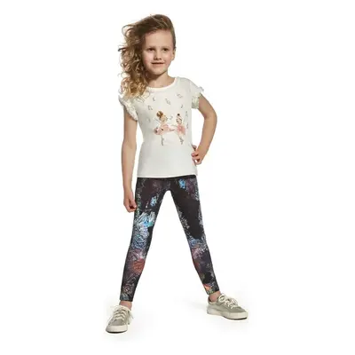 Bas Bleu SHIMER girls elastic leggings with a comfortable welt 91217141