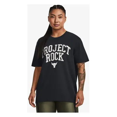 Tričko Under Armour Project Rock Heavyweight Campus T-Shirt Black XS 90877031