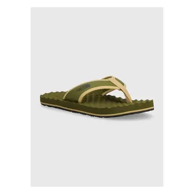 Žabky The North Face BASE CAMP FLIP-FLOP II pánské, zelená barva, 91670296