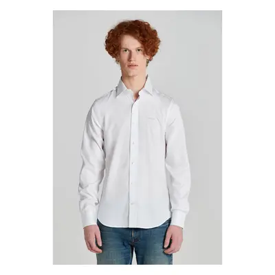 KOŠILE GANT SLIM SATEEN SHIRT WHITE 91881717