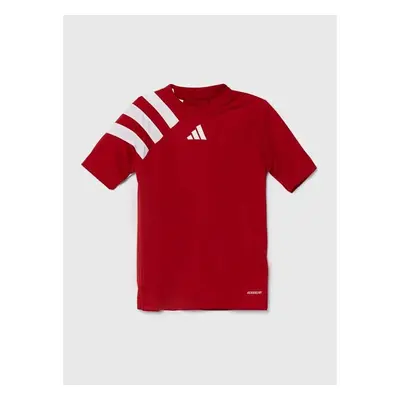 Dětské tričko adidas Performance FORTORE23 JSY Y červená barva, s 95003585