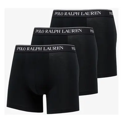 Boxerky Ralph Lauren Stretch Cotton Boxer Briefs 3-Pack Black S 75812770