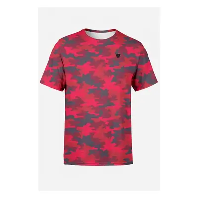 UTOPY Pánské sportovní tričko Art of Camo Red 84229505