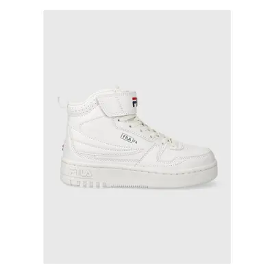 Dětské sneakers boty Fila FXVENTUNO velcro mid bílá barva 85158873